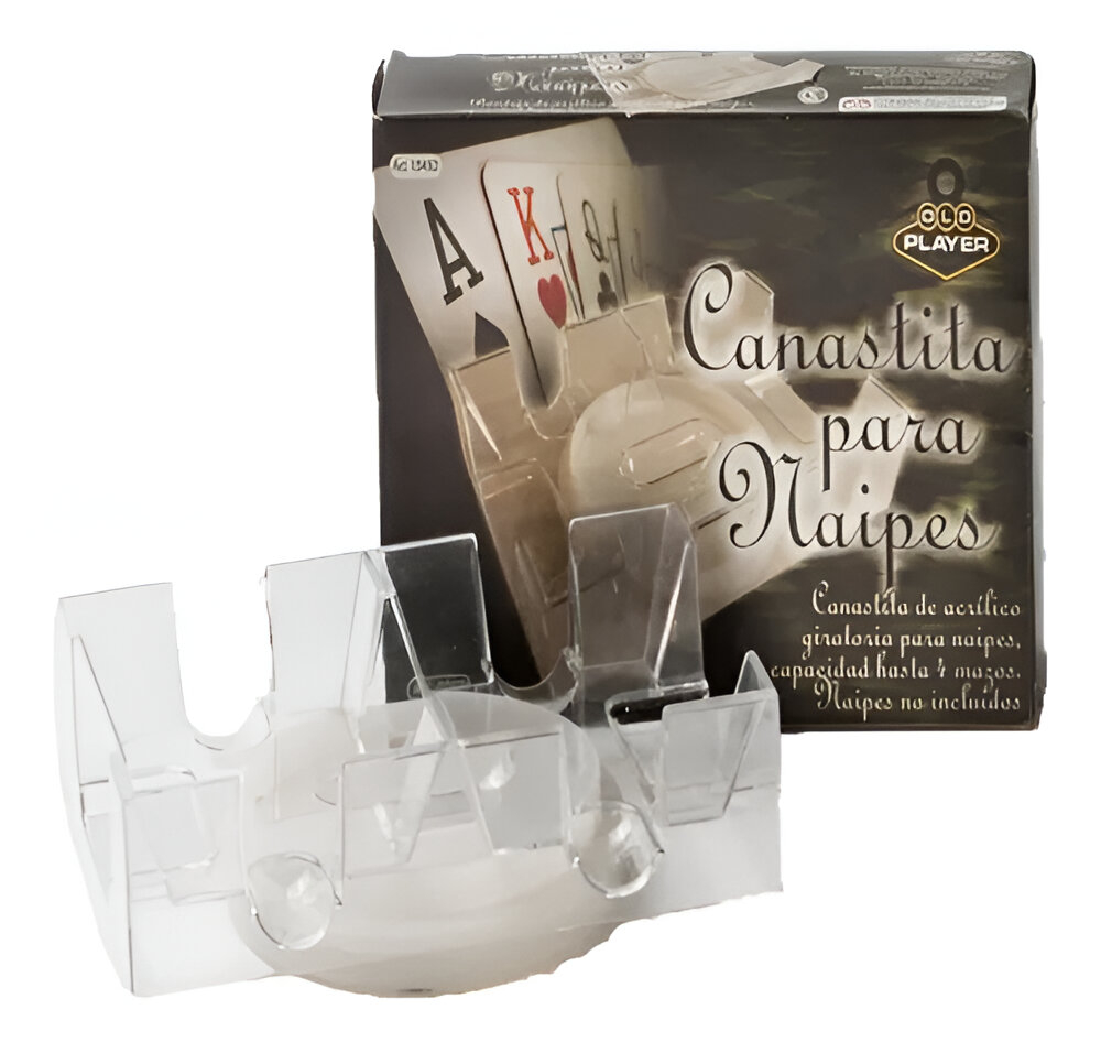 Canasta P/ Naipes Giratoria Bisonte