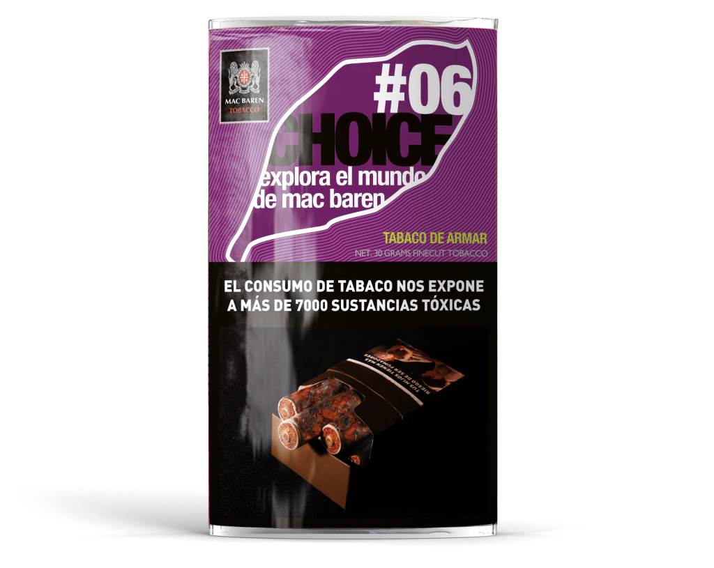 Tabaco p/ Armar Mac Baren Choice Saborizado 30gr V/ Sabores